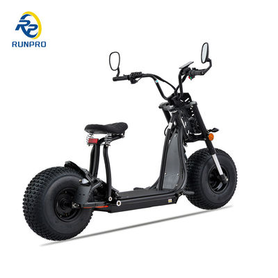 Электрический скутер Citycoco жирная шина 1500W 2*1500W 60V складной длинный диапазон с COC ЕЭК