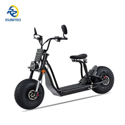 ЕЭК COC Одобрение 1500W 2*1500W 60V Fat Tire Electric Scooter Citycoco для городских поездок