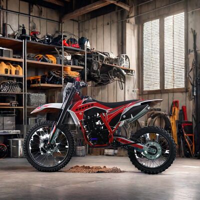 250cc внедорожный 4-тактный бензиновый мотоцикл мотокросса с электрическим стартом и дисковым тормозом