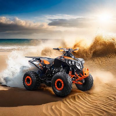 Сертификат CE 125cc 150cc Мощный бензиновый квадроцикл ATV 4-колесный с хорошей подвеской