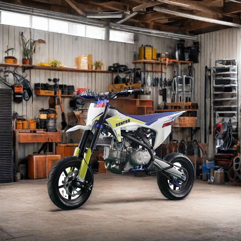 Максимальная нагрузка 150кг Супермотор 190cc Газовый Грязный Велосипед Мотор 12'12' На дороге Шины Газовый Мотоцикл для взрослых