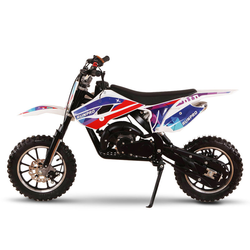 Дисковое торможение 49cc Мотоциклы внедорожные с 49cc 2-тактным воздушно-охлаждаемым двигателем и дизайном
