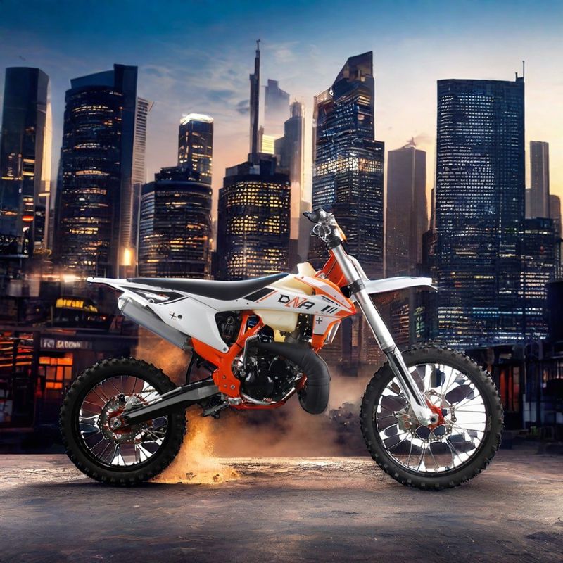 Двухтактный двигатель цепного привода Мотоцикл для взрослых 250cc внедорожный мотоцикл мотокрос
