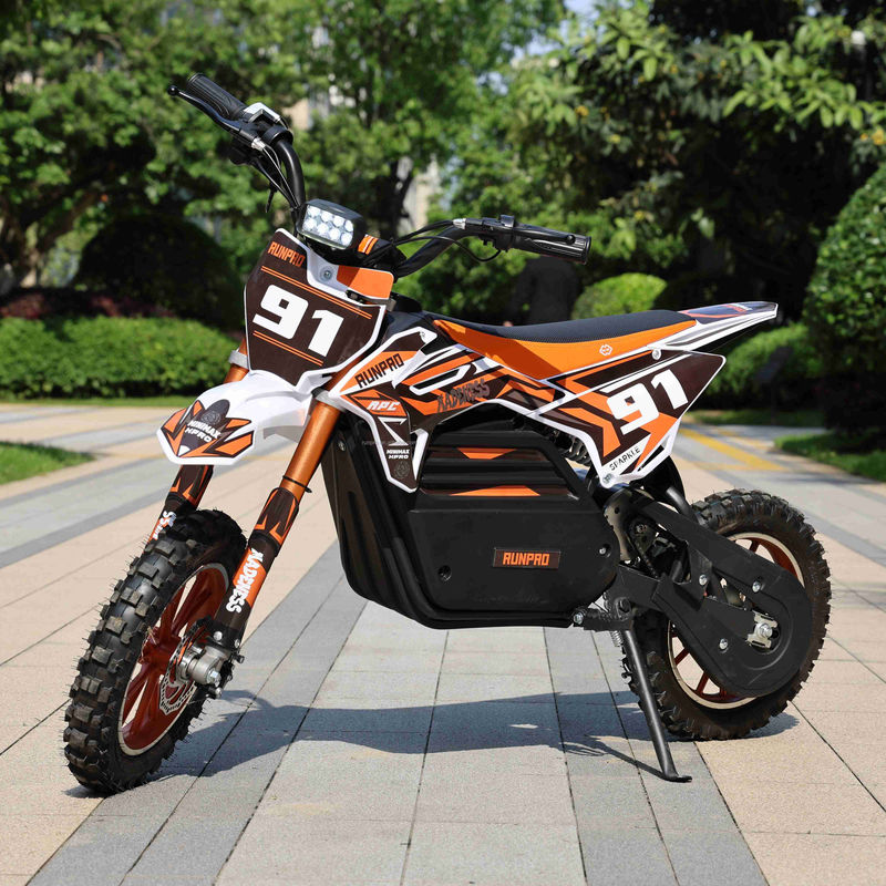RUNPRO 2024 1000W Электрический мотоцикл для детей настраиваемый Mini Trail Pocket Bike Disc F/R